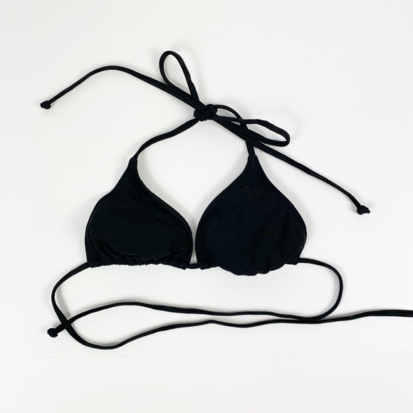 Roxy Other - Roxy Swim Small Bikini Black Top Swim Wear Suit